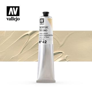 Acrylic Studio Paint Tube - Vallejo 58ml - Τitan Buff 21042