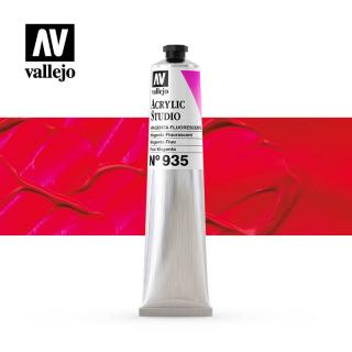 Acrylic Studio Paint Tube - Vallejo 58ml - Magenta 21935