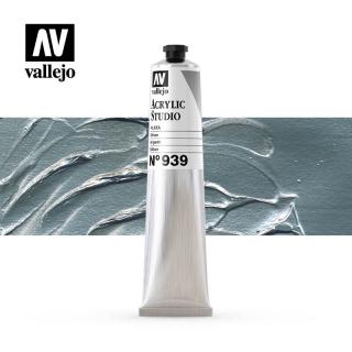 Acrylic Studio Paint Tube - Vallejo 58ml - Metallic Silver