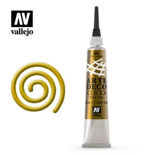 Artedeco Liner-Contour Tube -Vallejo 20ml Gold 83691