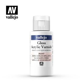 Acrylic Gloss Varnish Permanent-Quick Drying -Vallejo 60ml 26517
