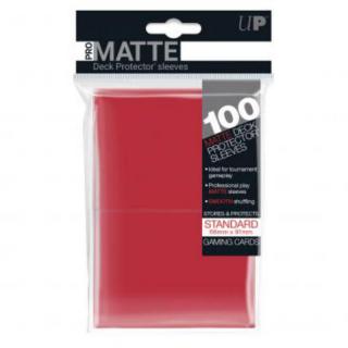 Ultra Pro - Standard Deck Protector - PRO-Matte Red (100 Sleeves)
