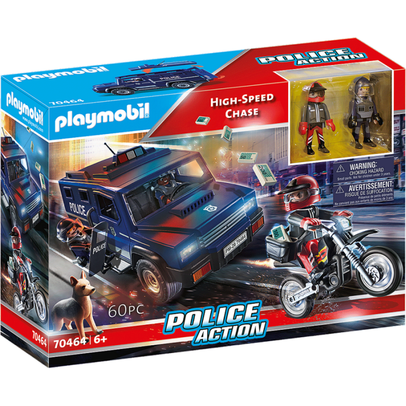 Αστυνομική επιχείρηση σύλληψης ληστών - Playmobil 70464
