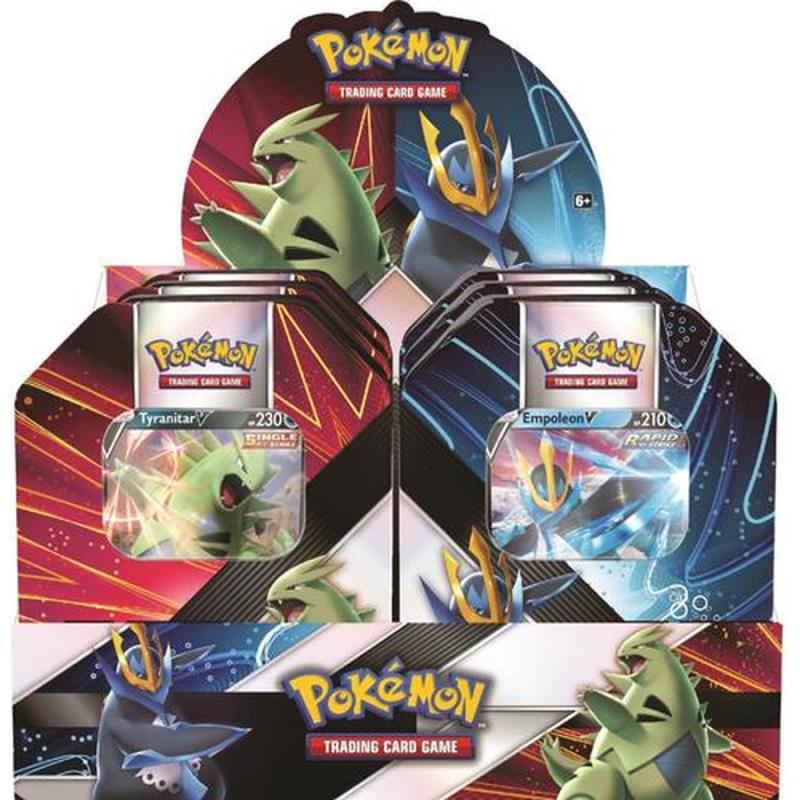 PKM - Tyranitar V / Empoleon V Summer 2021 V Strikers Tin - EN